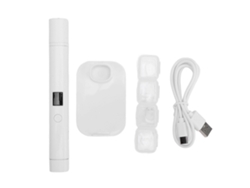 Lámpara UV portátil de mano, lámpara LED UV para uñas, recargable, retráctil, con base, para el hogar y salones de uñas GOKOCO