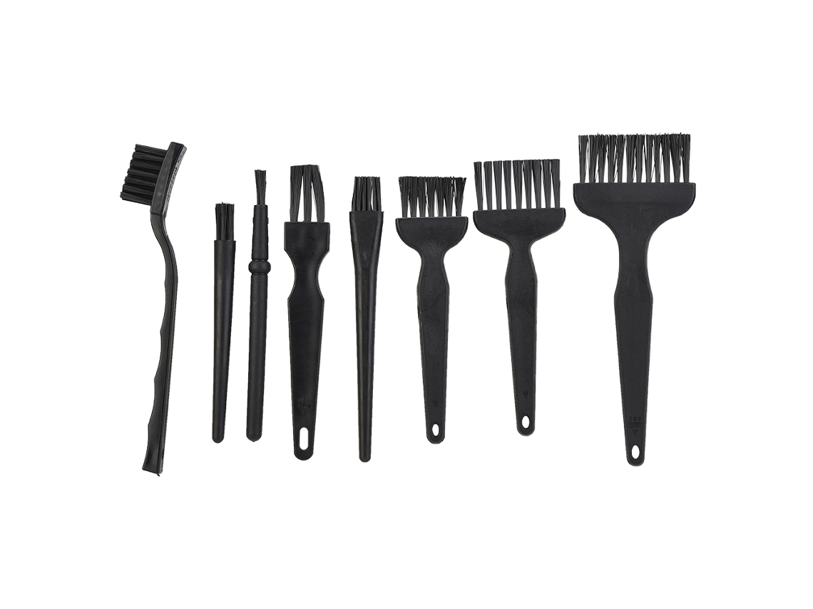 Kit De 8 Pincéis Para Manutenção E Limpeza De Placa Mãe - Conjunto Multifuncional