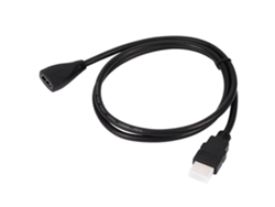 Cabo Extensor Hdmi 1.4 Macho Para Fêmea Dourado 1m Suporta 1080p 3d 4k Anti-interferência