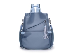 Mochila antirrobo para mujer, ajustable, con correa de hombro convertible, impermeable, ideal para viajes. Bolso bandolera azul Giecy.