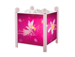 Luz Quitamiedos TROUSSELIER (Madera - Rosa - 16 x 16 x 16 cm)