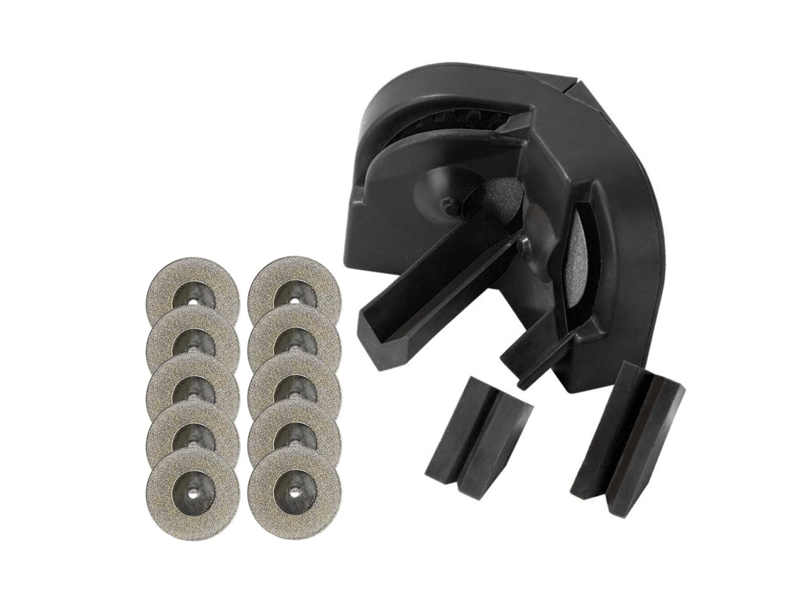 Kit De 10 Piezas Para Taladro Y Amoladora: Disco De Corte De Diamante Eficiente Para Carpintería.