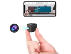 Cámara de seguridad para el hogar HD 1080P, cámara espía oculta con visión nocturna para interiores y exteriores, Yizhood