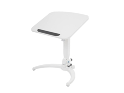 Escritorio de oficina móvil, altura ajustable, diseño compacto, blanco OEM