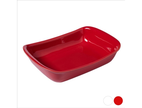 Fuente para Horno PYREX Supreme Blanco Cerámica (30 x 20 cm) (Rojo - Blanco)