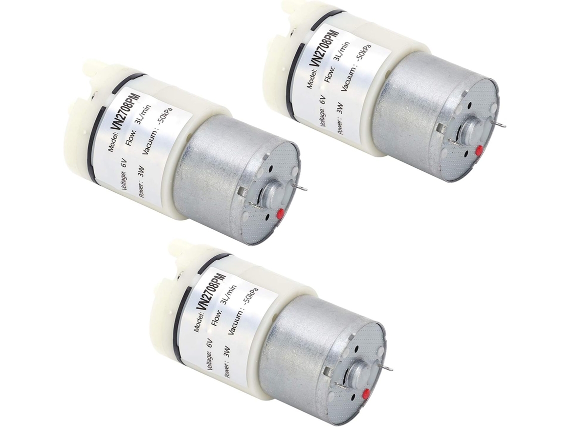 Bomba De Microdiafragma, Estructura Sólida, Mini Motor Para Vacío De Agua Y Aire En Acuarios, 6 V Cc