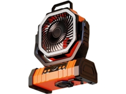 Ventilador De Camping Para Exteriores Con Luz, Recargable, 20.000 Mah, Alta Capacidad, Larga Vida Útil.