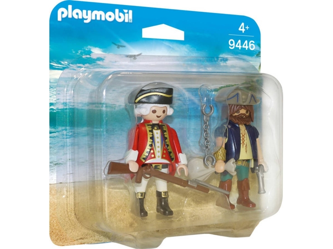 PLAYMOBIL Pirates: Pirata y soldado (Edad Mínima: 4)