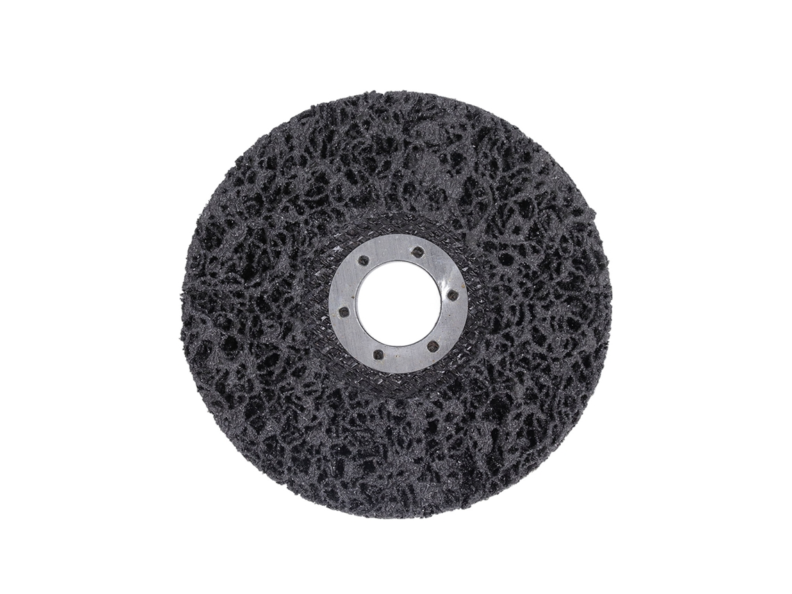 Disco De Desinfección 4.5 Pulgadas Negro Impermeable Resistente A La Oxidación Bajo Ruido Para Eliminación De Pintura En Acero Inoxidable