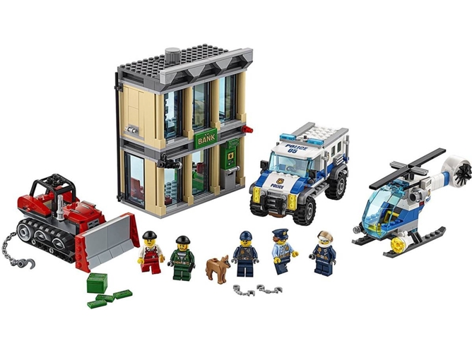 LEGO City: Asalto a la excavadora 60140 (Edad Mínima: 5 - 561 Piezas)
