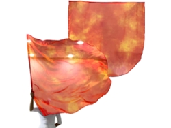 Banderas De Baile Decoraciones Tela Con Forma Llama Alabanza M Stiles Ajustables Para Espect Culos Al Aire Libre