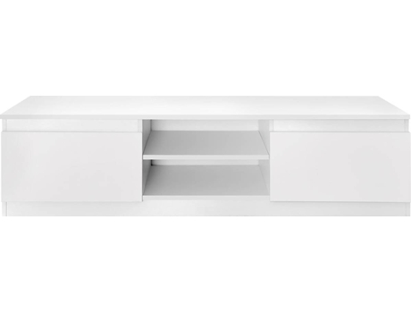 Mueble de TV ML-DESIGN 2 Puertas (Blanco - MDF - 140 x 36 x 40 cm)
