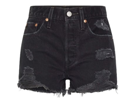 Pantalones de Mujer LEVIS Corto Original Negro (27)