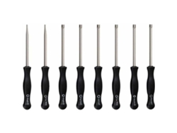 Herramienta de ajuste de carburador Pac-Man (8 piezas, llave hexagonal simple/doble D/destornillador de punta plana de 21 dientes/7 dientes) para motores de 2 tiempos