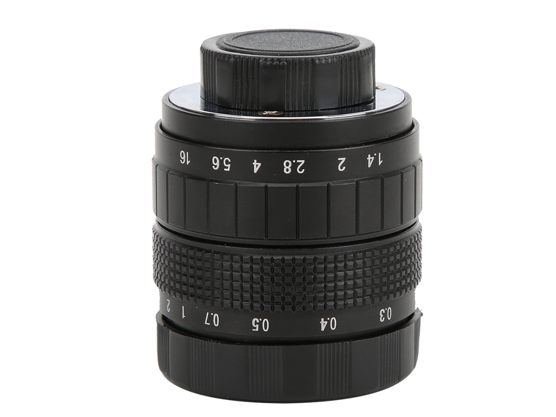Lente C Mount 50mm F1.4, Lente De Foco Fixo Manual, Lente De Grande Abertura Para Câmera