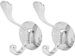 Gancho Doble Para Colgar En La Pared Del Dormitorio, De Acero Inoxidable