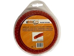 Bricoferr Hilo De Nylon Cuadrado Trenzado 3 Mm 15 M