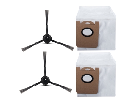 Bolsas de polvo para Proscenic M7 Pro, Kyvol Cybovac S31, Honiture Q6, Uoni V980 Plus, Robot aspirador, bolsa de polvo, Cepillo Lateral