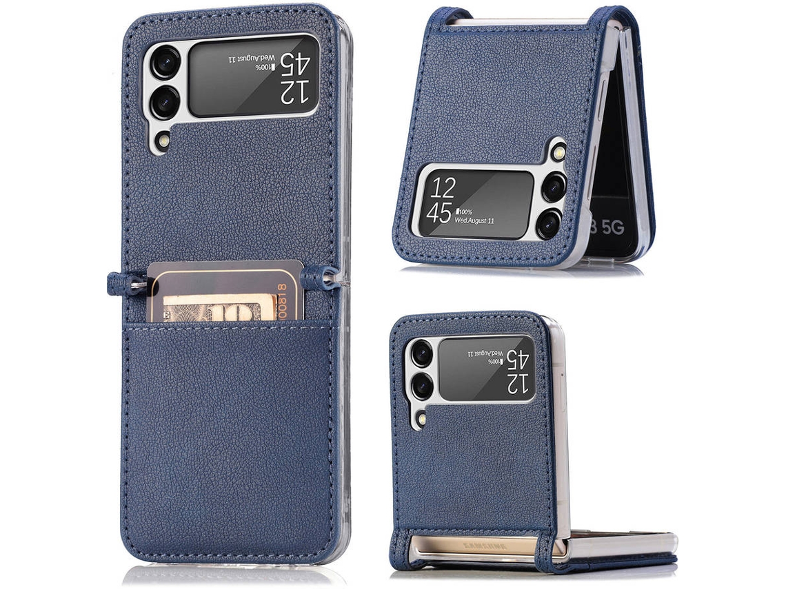 Carcasa Samsung Galaxy Z Flip 3 LOVEBABYLY Protectora Azul