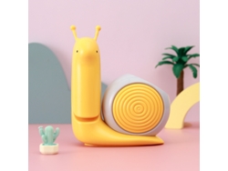 Lindo Caracol Lámpara De Mesa Plegable Linda Luz Nocturna Carga Usb Amarillo SIURN