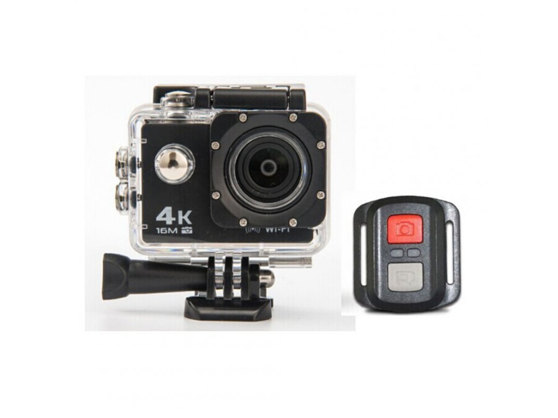 Action Cam Hd 4K Wifi 1080P 60Fps Minicam 30M À Prova D'Água Go Sport Dvr Extreme Pro Cam Preto