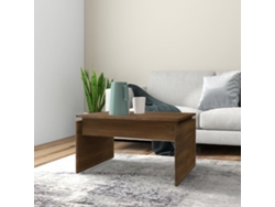 Mesa de Centro de Apoyo 68X50X38 cm en Madera de Derivados de Roble