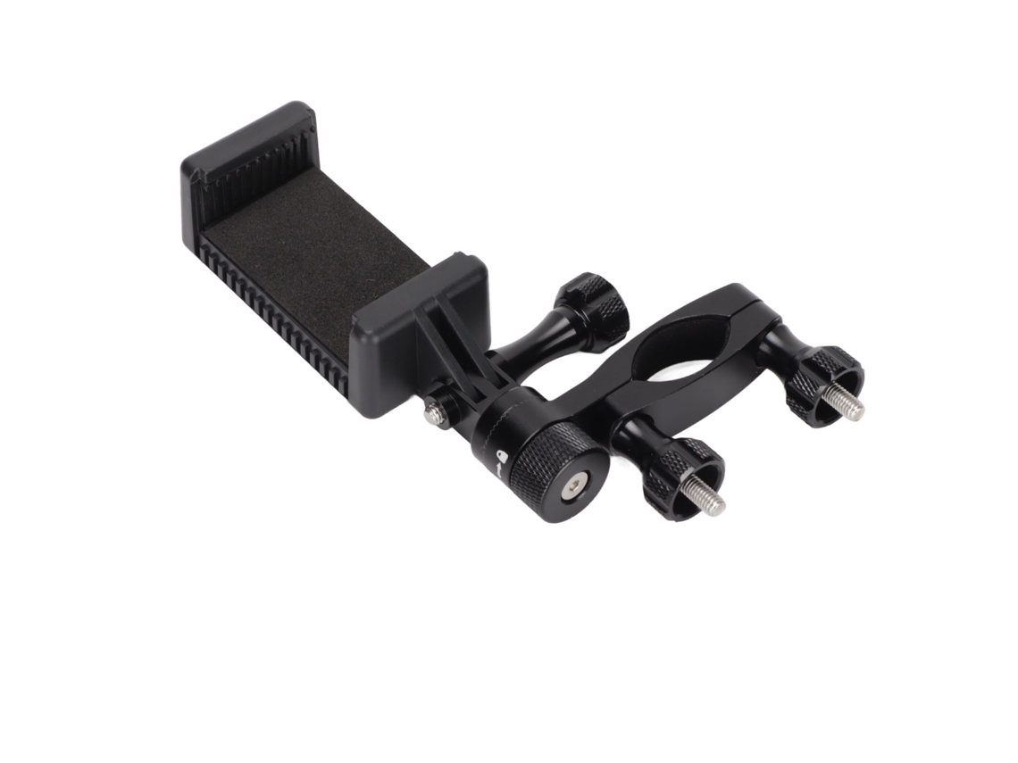 Soporte Para Cámara De Motocicleta Con Rotación De 360 Grados Y Clip Ajustable Para Teléfono Móvil (diámetro De 20 A 35 Mm)