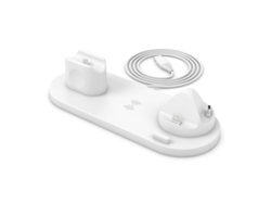 Base De Carga Stand 6 En 1 De Carga Inalámbrica Rápida Multifuncional Para Teléfono Móvil, Reloj, Auricular Bluetooth