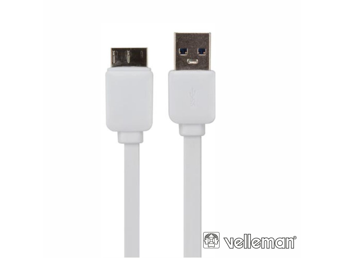 Cable VELLEMAN Usb-A 3.0 Macho / Micro Usb-B Macho 1M