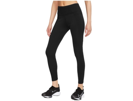 Pantalones de Mujer NIKE Largo Air Fast Mid Negro (S)