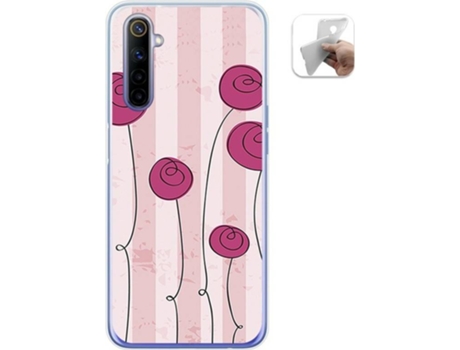 Carcasa Realme 6 TUMUNDOSMARTPHONE Flores Vintage Multicolor