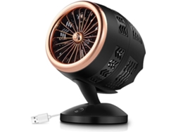 Mini ventilador de mesa portátil USB para uso doméstico y exterior.