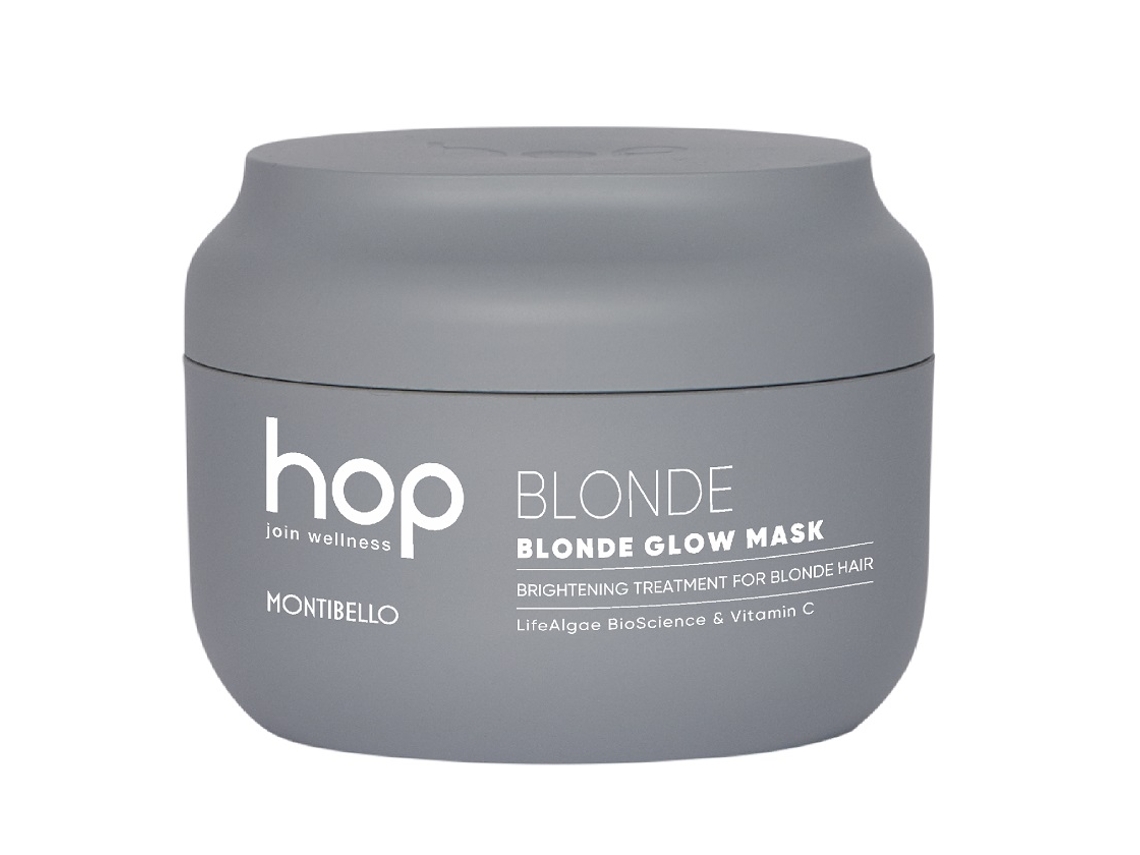 Mascarilla capilar con brillo radiante para cabello rubio aclarado, 200 ml Montibello