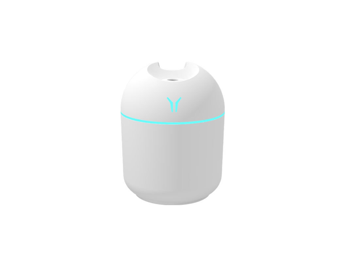 Mini difusor de aromaterapia de 250 ml con atomizador eléctrico y luz LED nocturna Mdug (blanco)