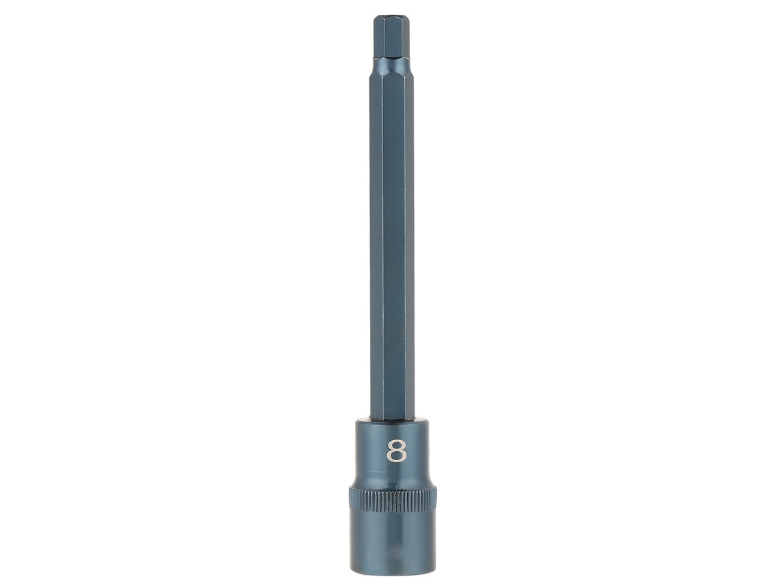 Adaptador De Chave De Seta Hexagonal Para Parafusadeira Elétrica Aço Liga S2 1/2" 150mm H8