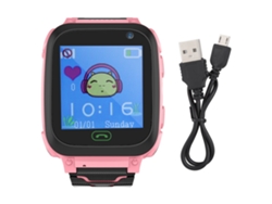 Reloj Inteligente Localizador Gps Bt Para Niños Con Llamada Sos, Anti-pérdida, Alarma Gsm (rosa)