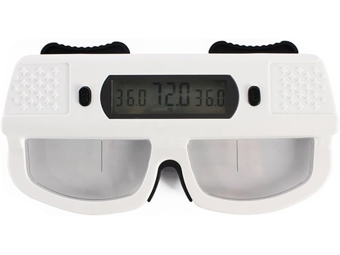 18 Gafas Con Regla Digital Para Medir La Distancia Interpupilar, Herramienta De Medición Y Equipo De Visualización.
