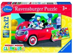 Puzzle RAVENSBURGUER Mickey Mouse Clubhouse (Edad Mínima: 3 Anos - 12 Piezas)