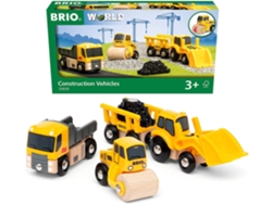 Jogo de Mesa BRIO Set Of 3 Construction Machines (2 Anos)