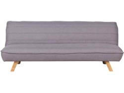 Sofá Cama BAZAR MONDIALE Plane (Gris - Madera, Espuma - 189x84x82/43 cm)