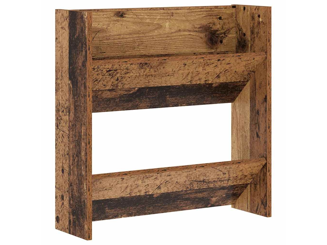 Maison Exclusive - Armario Zapatero Con Estante Madera Vieja 60 X 18 X 60 Cm