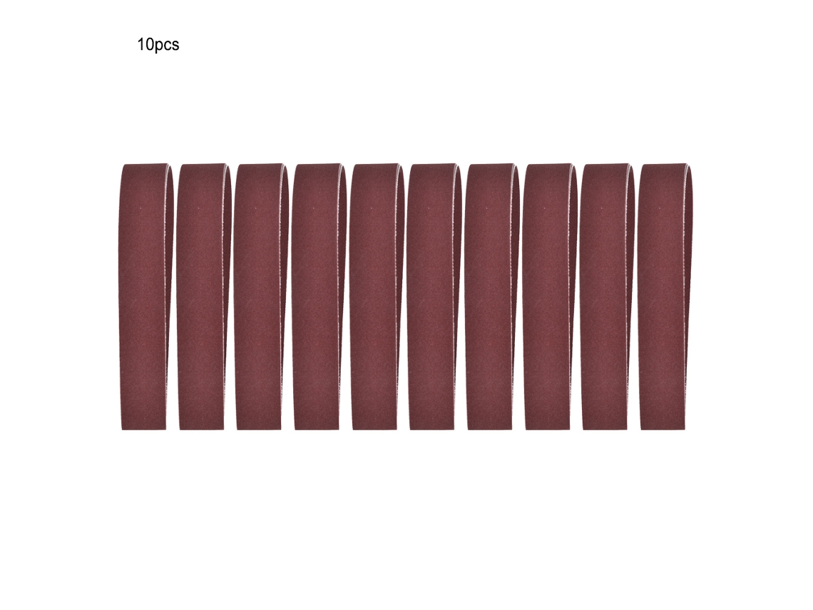 10 Bandas Abrasivas De 760x25 Mm Y Grano 400 Para Lijadoras De Banda.