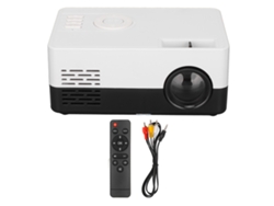 Proyector Portátil De Oficina En Casa Mini Led Con Vida De Perla De Lámpara De 30000h Hdr Con Enchufe Uk