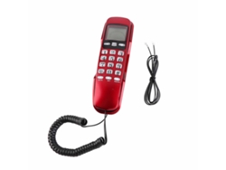 Mini teléfono de pared (identificador de llamadas, pantalla LCD)