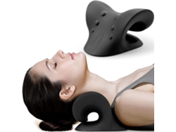 Almohada Cervical En Forma De C - Almohada De Masaje Cervical - Almohada De Corrección Cervical De Acupresión - Negra