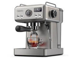 Cafetera Espresso Hibrew H10a, programable, temperatura y volumen de taza regulables, limpiador a vapor para espumador de leche.