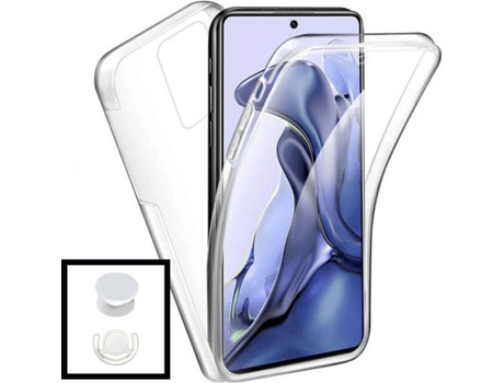 Kit Funda y Popsocket Oppo A54S PHONECARE 360° Impact Protection 1 (Transparente)