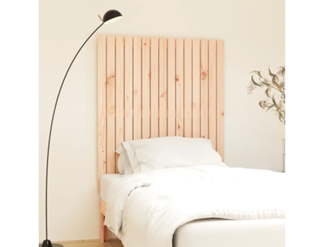 MAISON EXCLUSIVE - Cabecero de cama de pared madera maciza de pino 95,5x3x110 cm