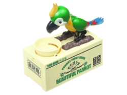 Ats-caja Para Ahorrar Monedas Lindo Y Adorable Loro Hucha Caja De Ahorro De Dinero