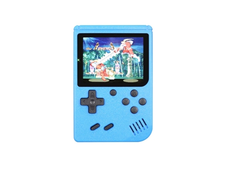 Consola WT-33 Portátil con 500 juegos Incorporados Azul